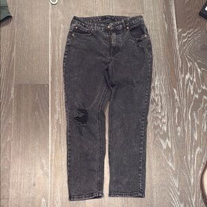 Black Distressed Jeans